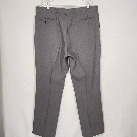 Sears Century Club Gray 3 Piece Business Suit Set Gray Mens 46R 40x31.5 Vintage - Picture 3 of 14